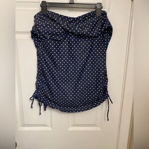 NWT Polka Dot One Piece bandeau Swimsuit